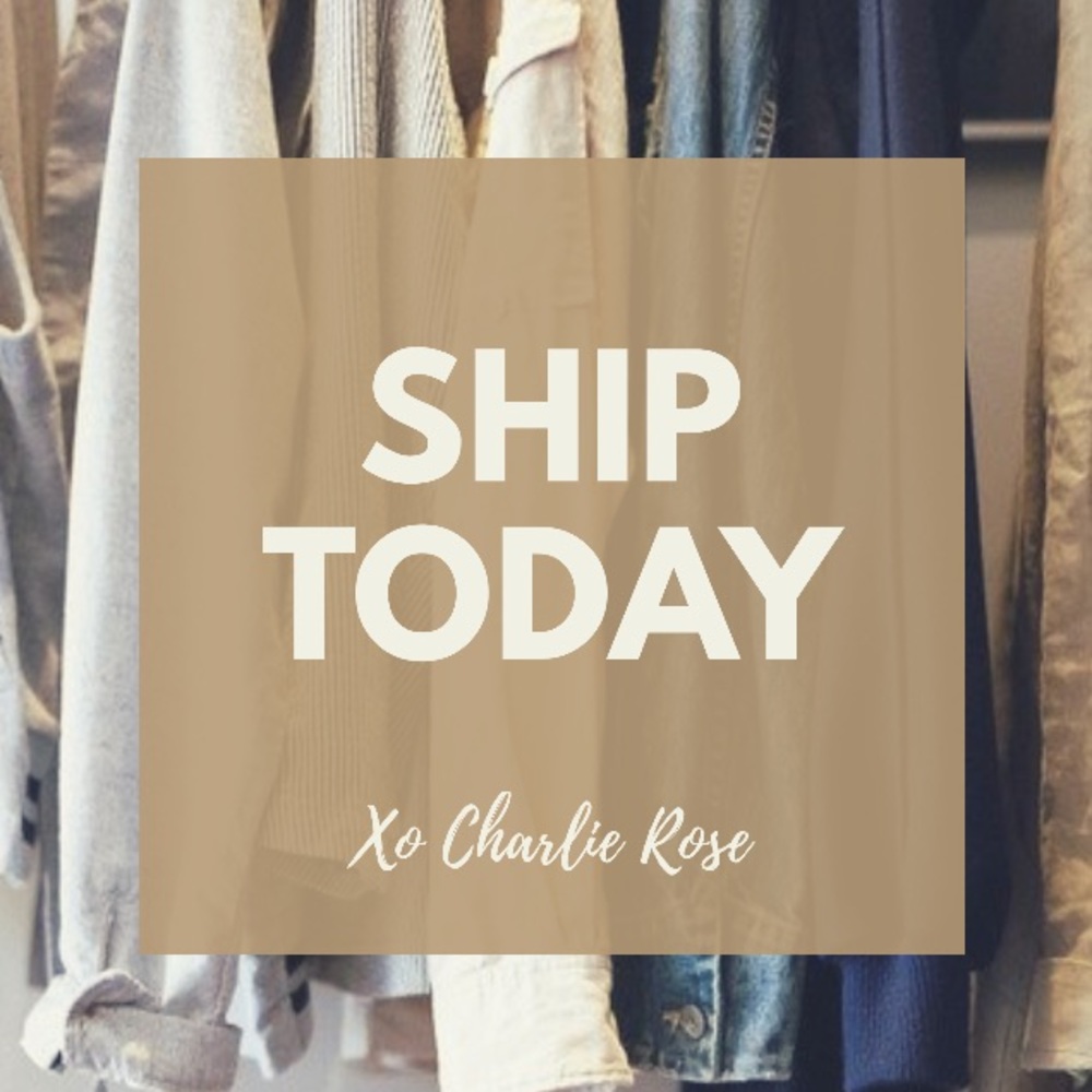 SHIP TODAY!!